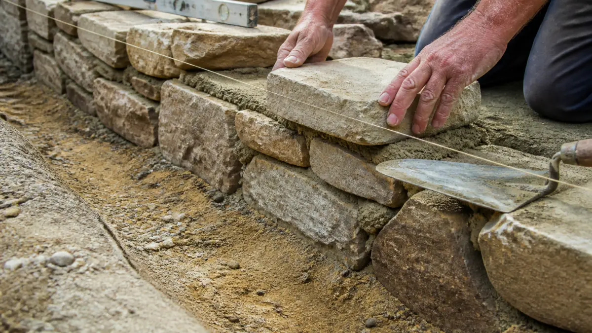 Construire un muret en moellon : les gestes qui font la différence