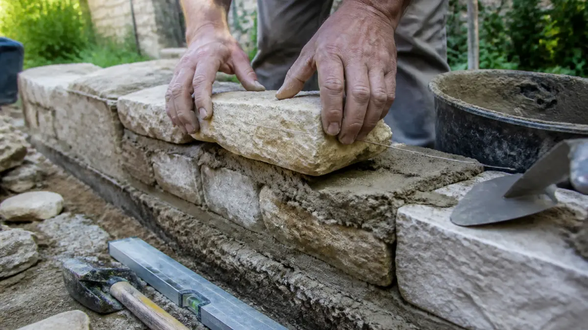 Construire un muret en moellon : les gestes qui font la différence