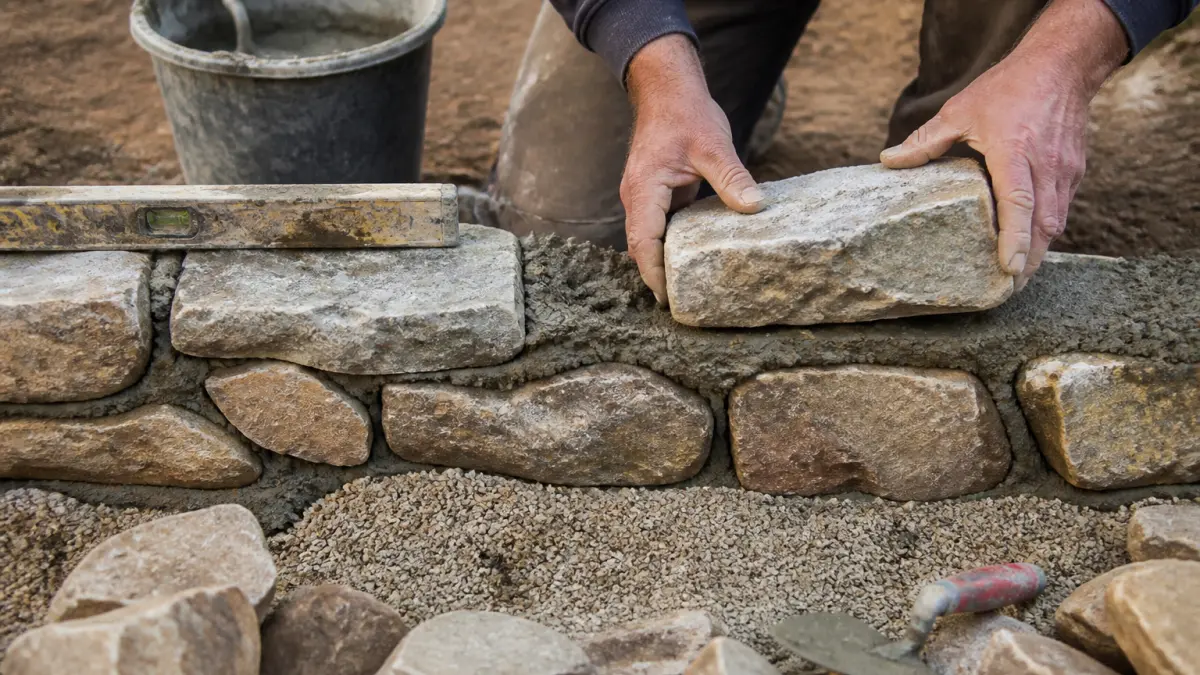 Construire un muret en moellon : les gestes qui font la différence