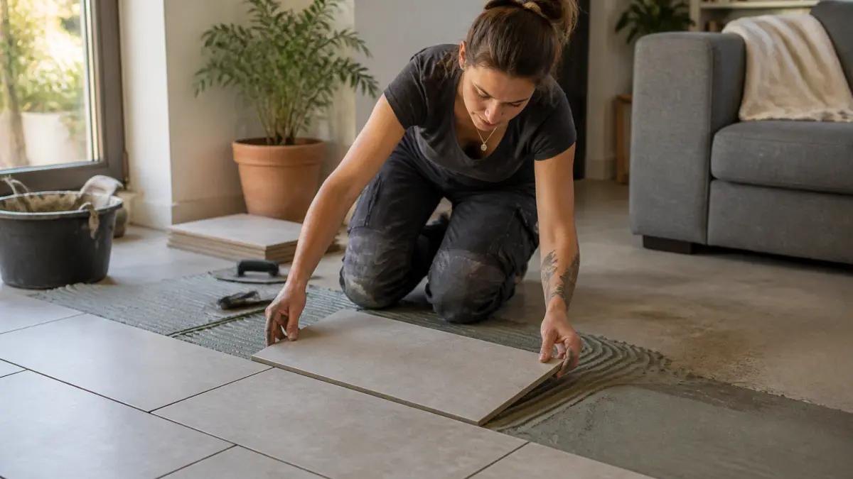 Pose décalée du carrelage : 3 motifs tendance à essayer