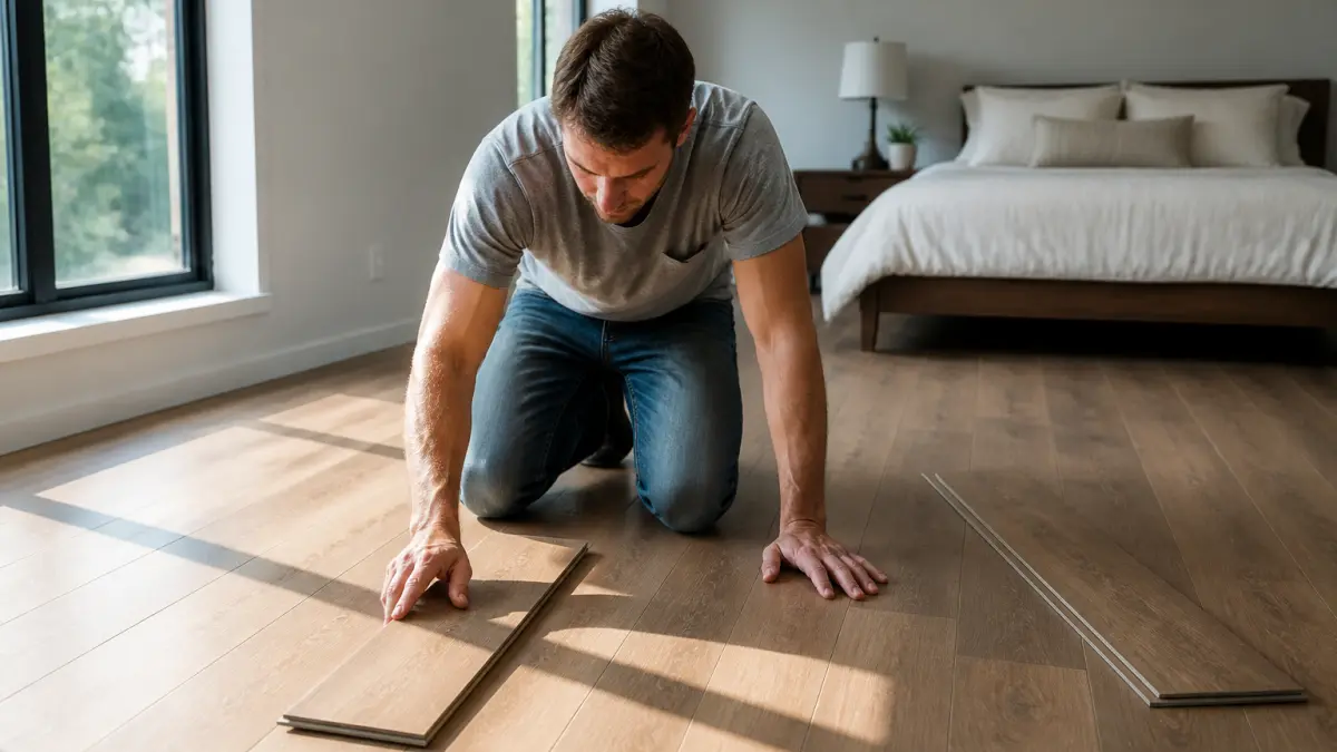 Dans quel sens faut-il poser le parquet dans une chambre ?