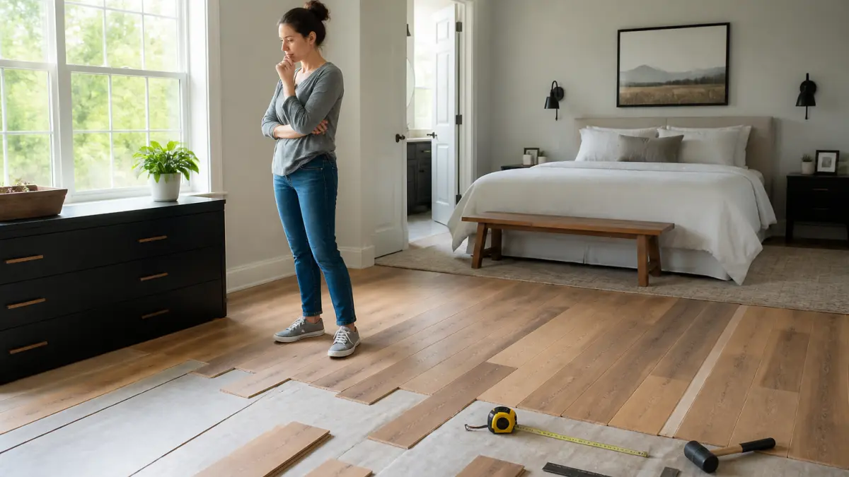 Dans quel sens faut-il poser le parquet dans une chambre ?