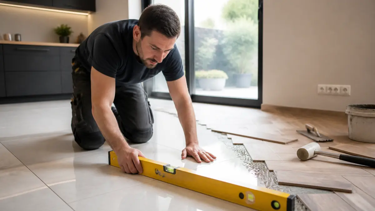 Poser du parquet sur du carrelage : les 3 étapes à ne pas manquer