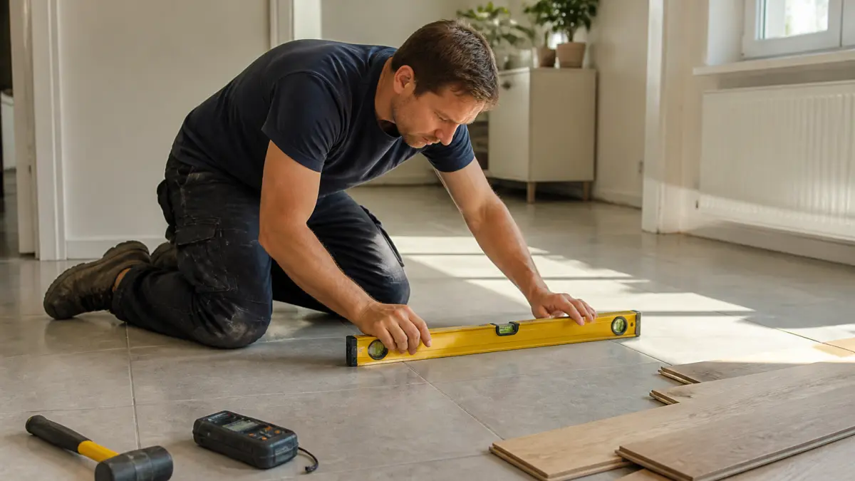 Poser du parquet sur du carrelage : les 3 étapes à ne pas manquer