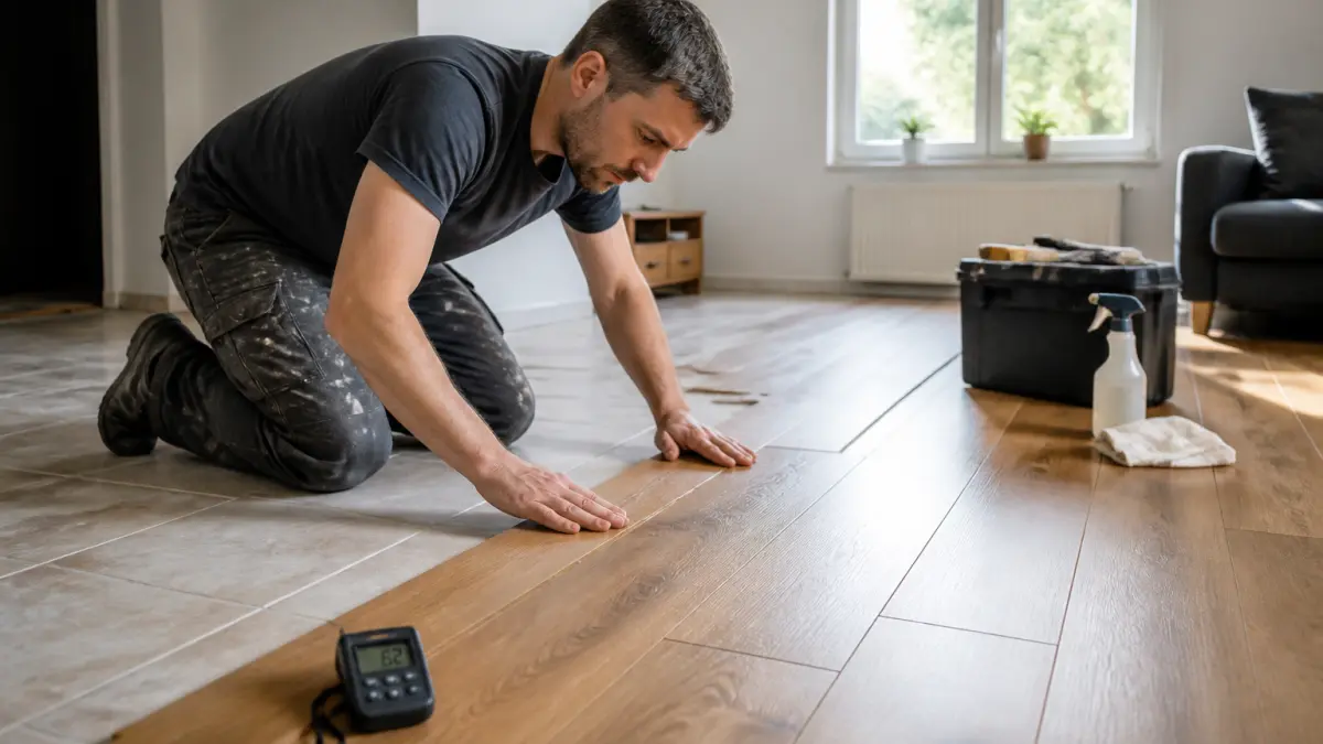 Poser du parquet sur du carrelage : les 3 étapes à ne pas manquer