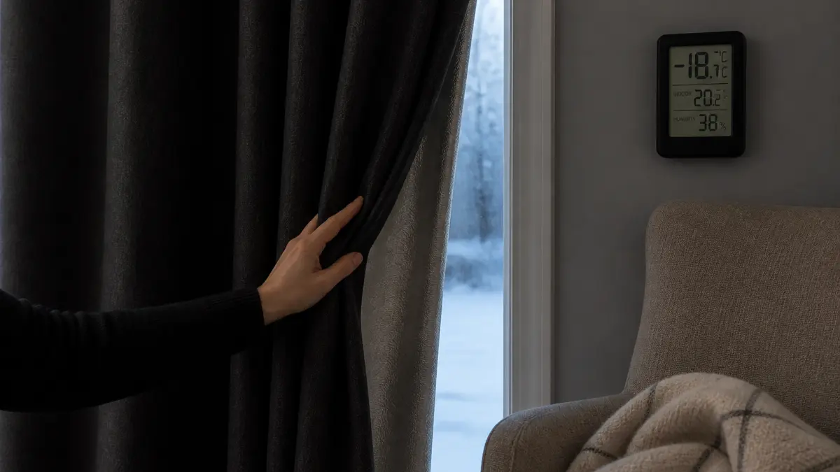 Rideaux occultants thermiques : sont-ils vraiment efficaces contre le froid ?