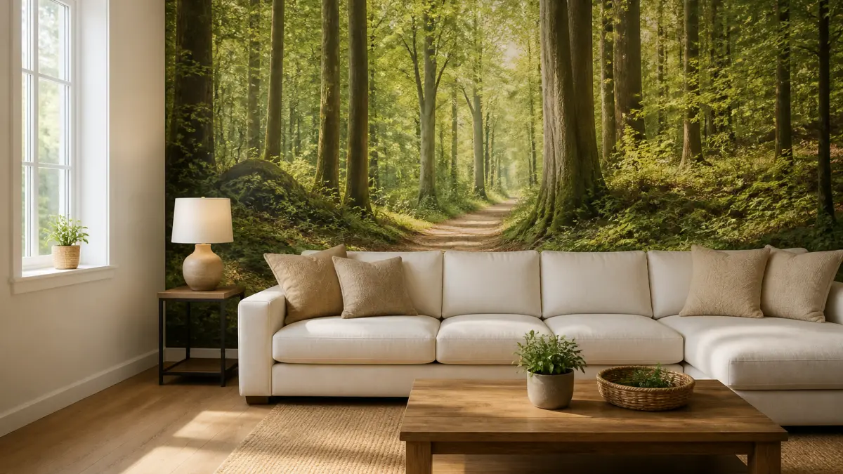 Papier peint panoramique dans le salon : comment bien le choisir ?