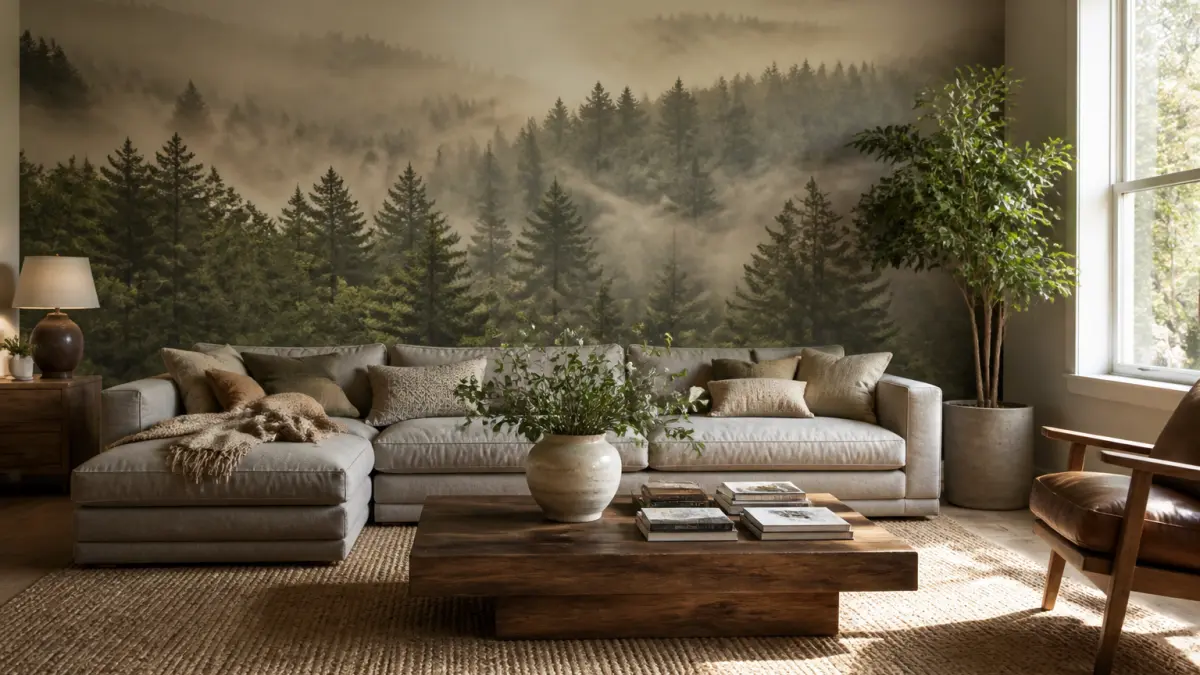 Papier peint panoramique dans le salon : comment bien le choisir ?