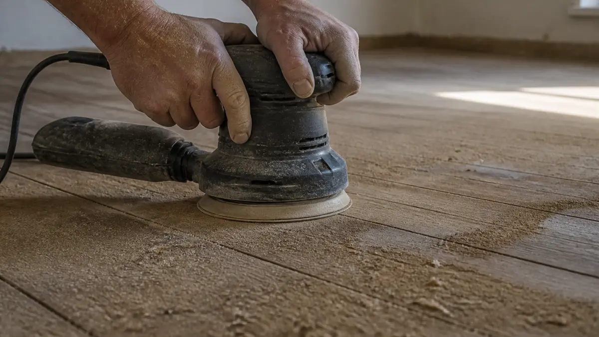 Poncer un parquet : les étapes pour éviter les traces et les creux