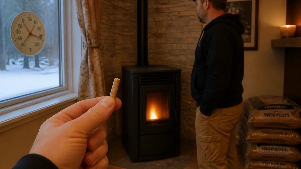 Consommation d’un poêle à granulés : combien prévoir en hiver ?