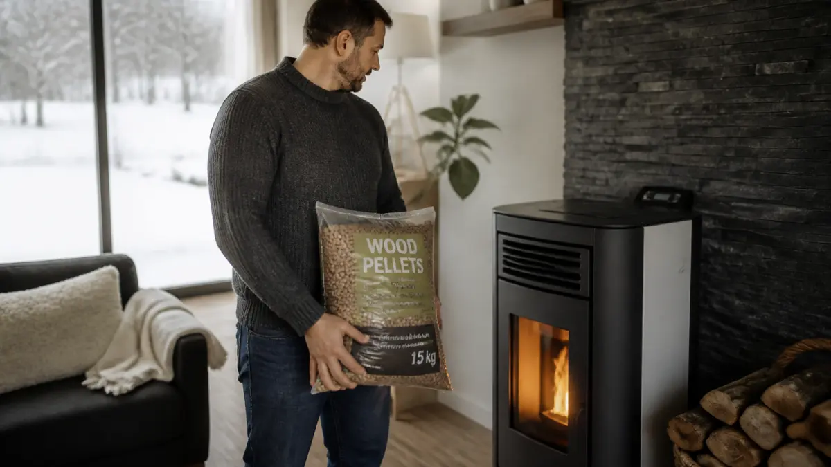 Consommation d’un poêle à granulés : combien prévoir en hiver ?
