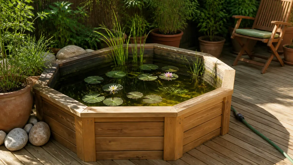 Bassin de jardin hors-sol : idées, installation et entretien facile