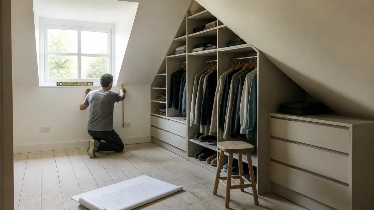 Dressing sous pente : comment exploiter chaque centimètre ?