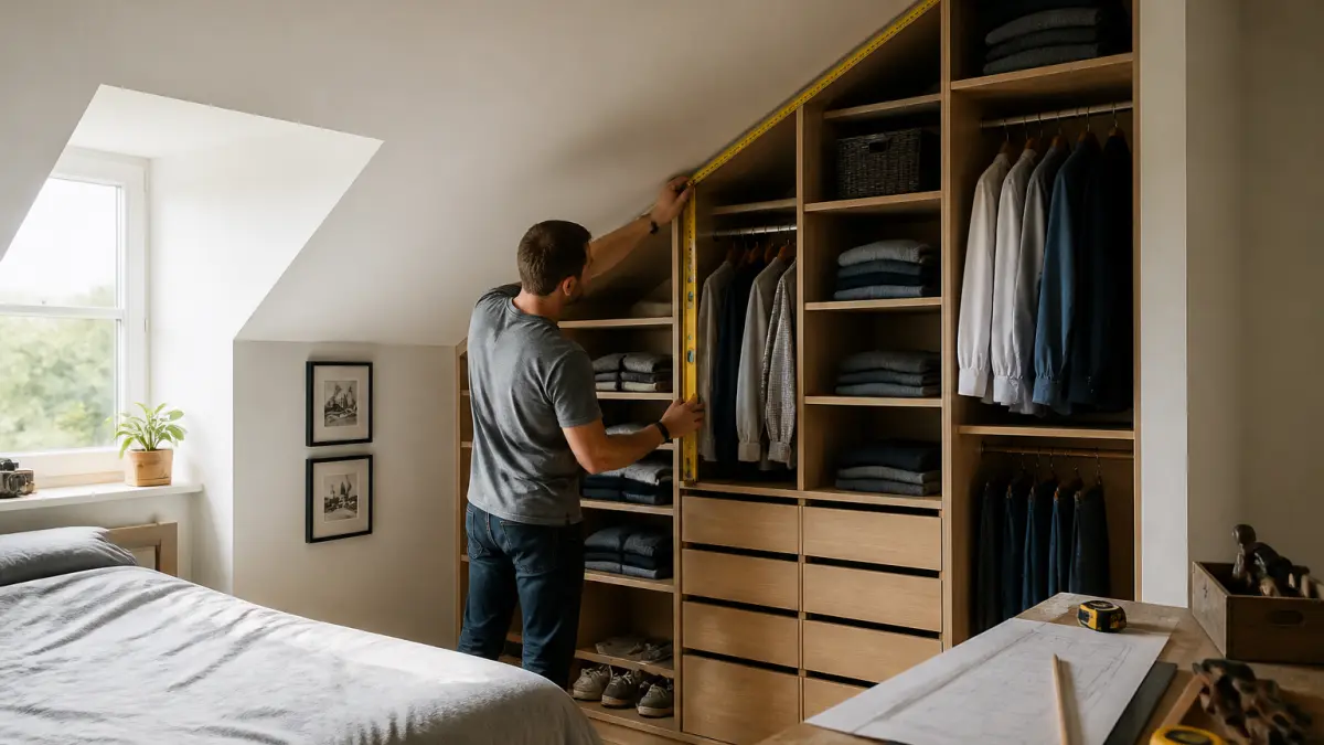 Dressing sous pente : comment exploiter chaque centimètre ?