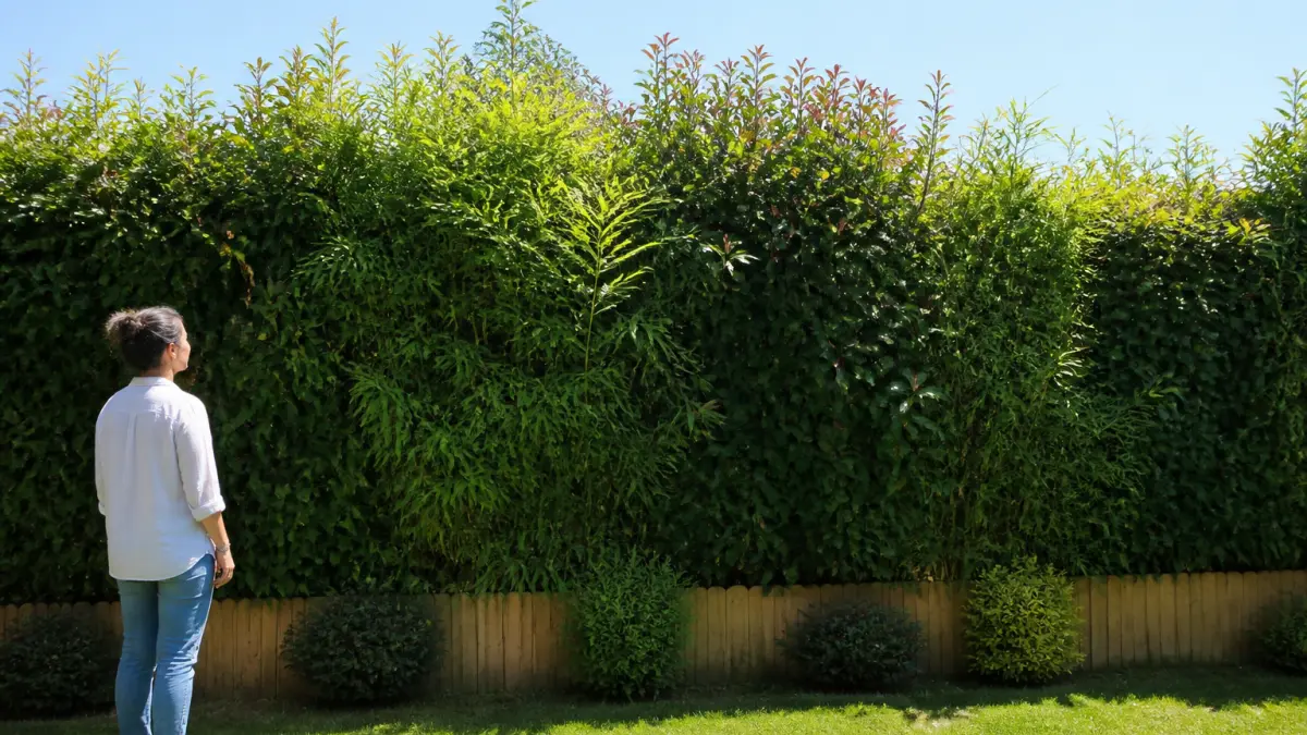 Haie brise-vue à croissance rapide : les meilleures variétés à planter