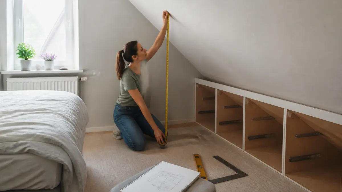 Dressing sous pente : comment exploiter chaque centimètre ?