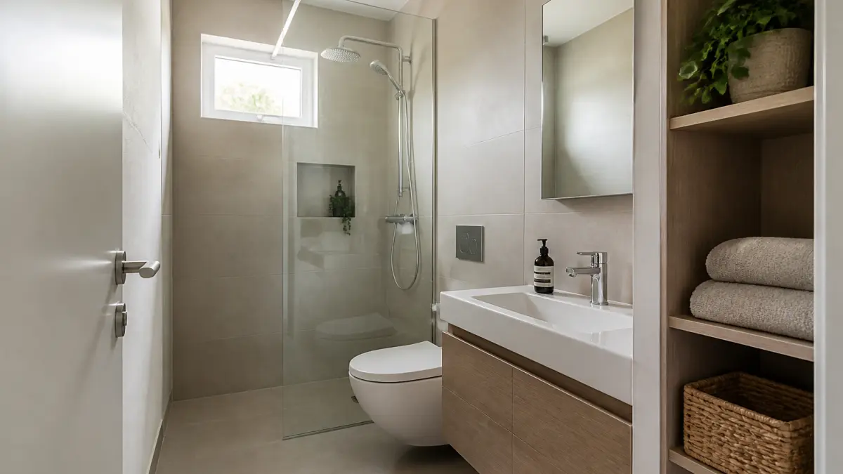 Petite salle de bain de 4 m² : les astuces pour gagner de la place