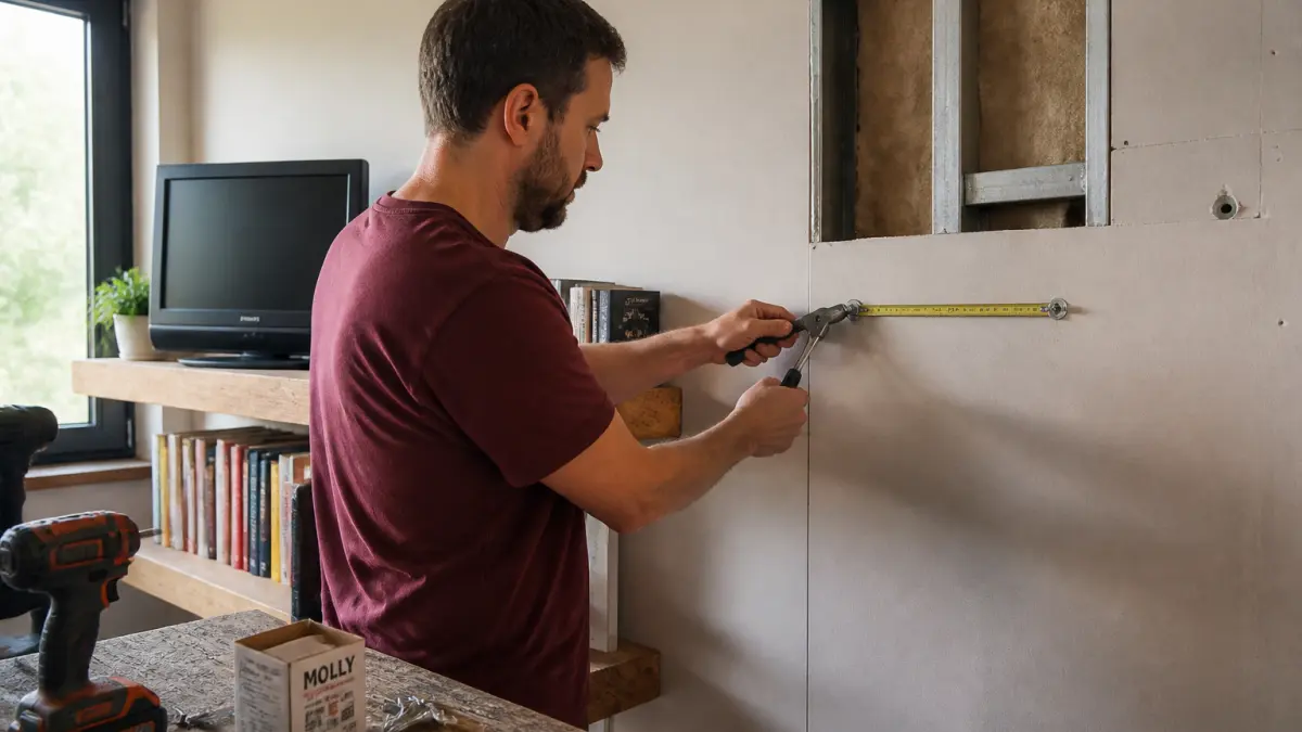 Cheville placo charge lourde : comment éviter l’arrachement du mur ?