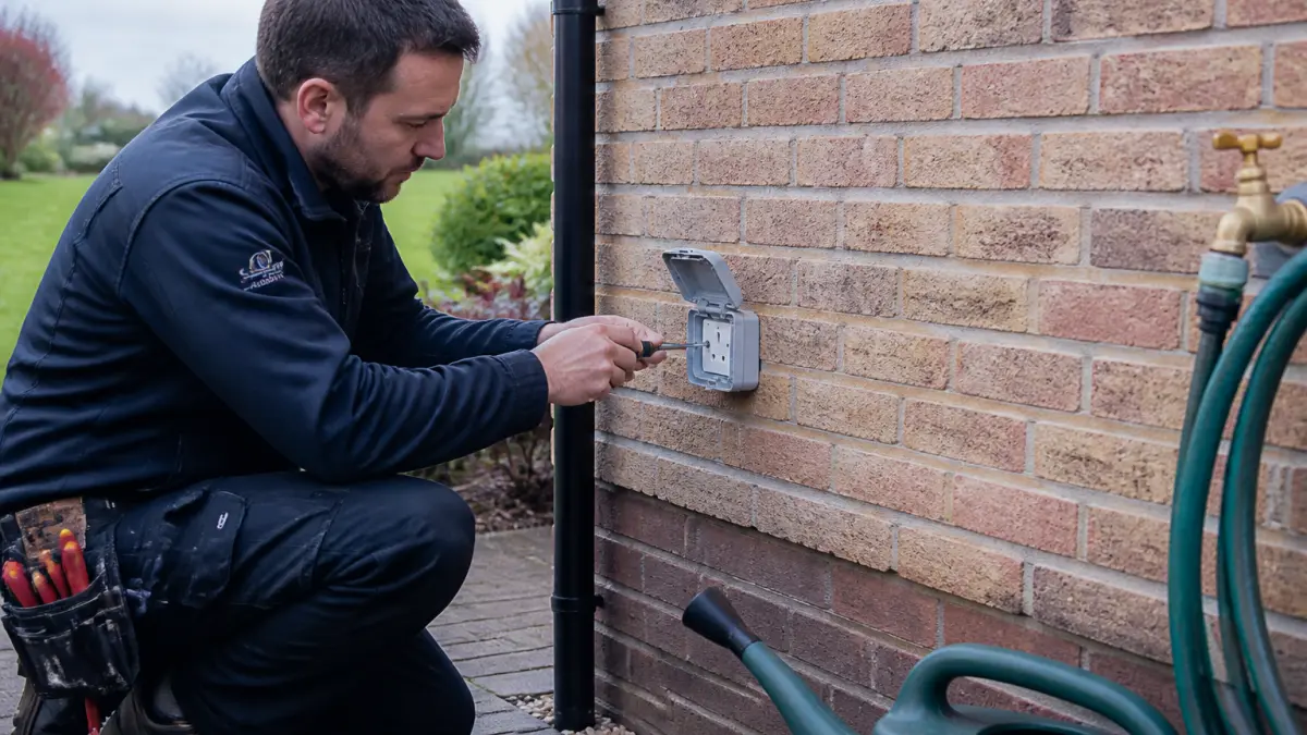 Prise électrique extérieure étanche : les règles à respecter avant l’installation