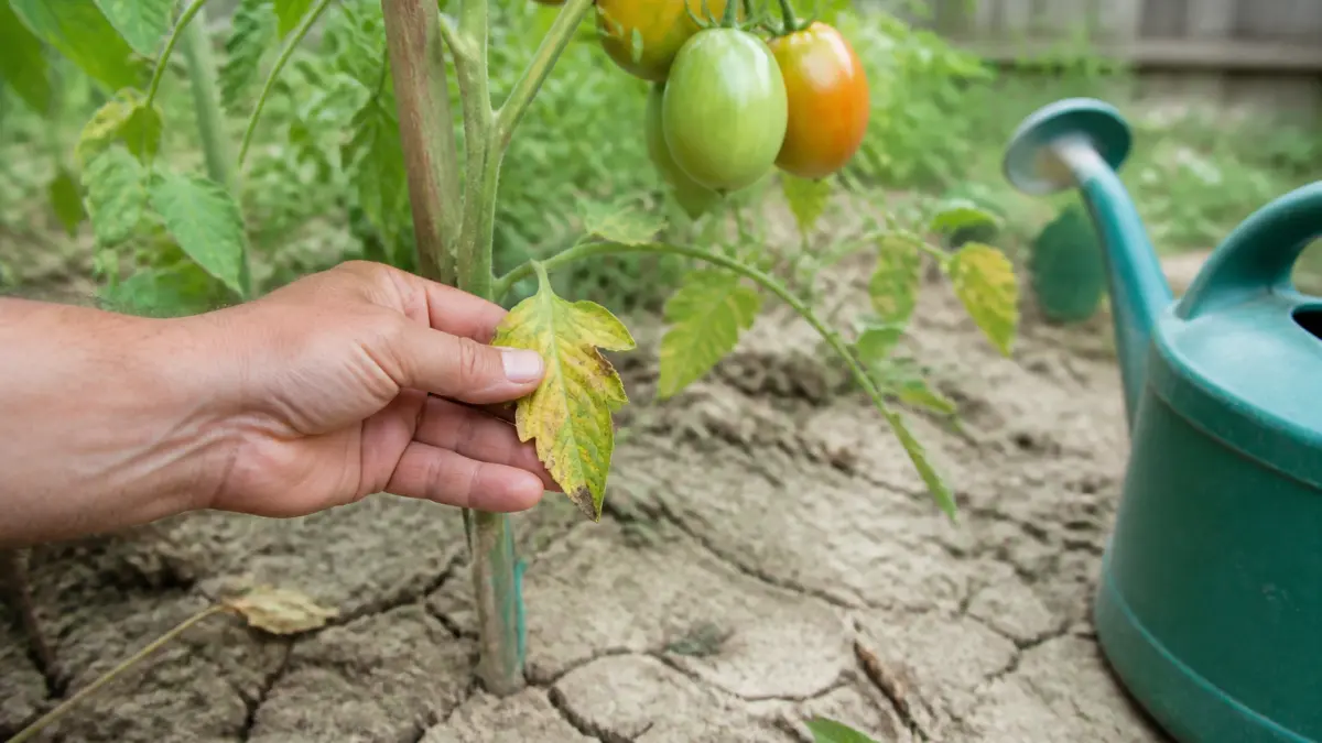 Tomates aux feuilles jaunes : maladies, arrosage ou carence ?