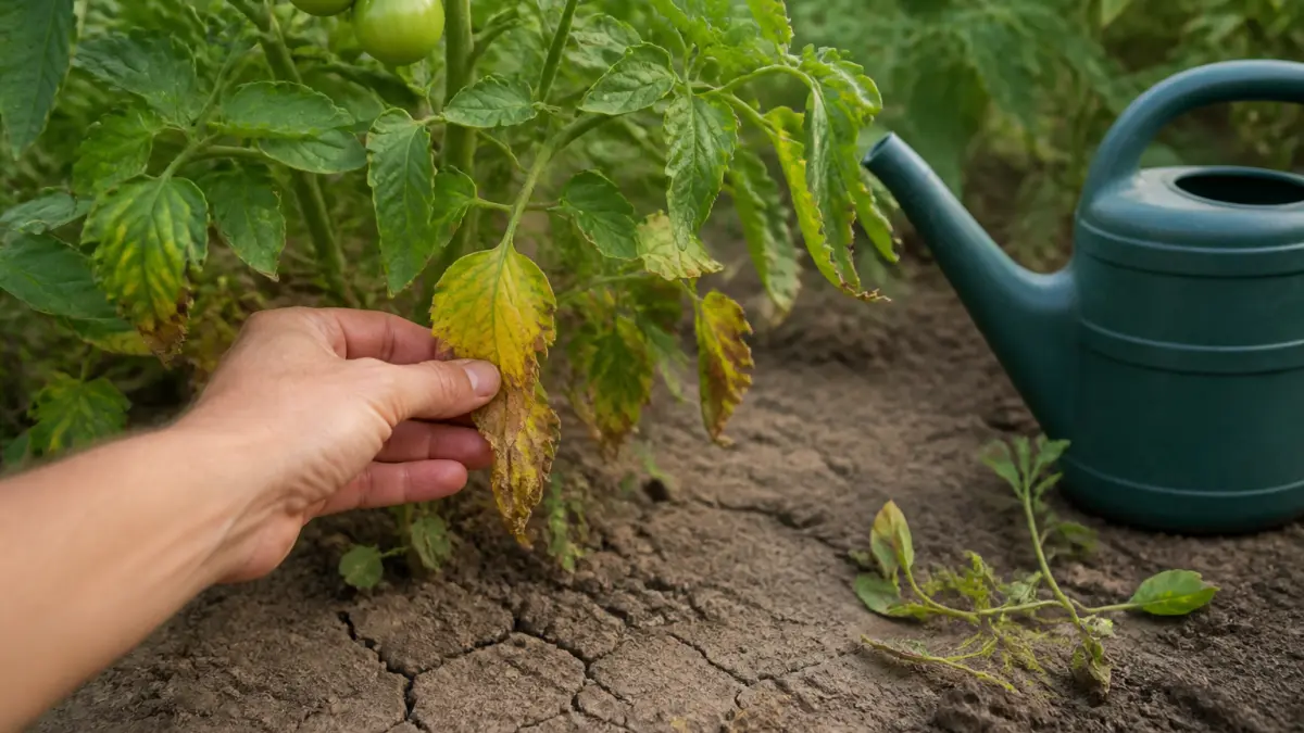 Tomates aux feuilles jaunes : maladies, arrosage ou carence ?