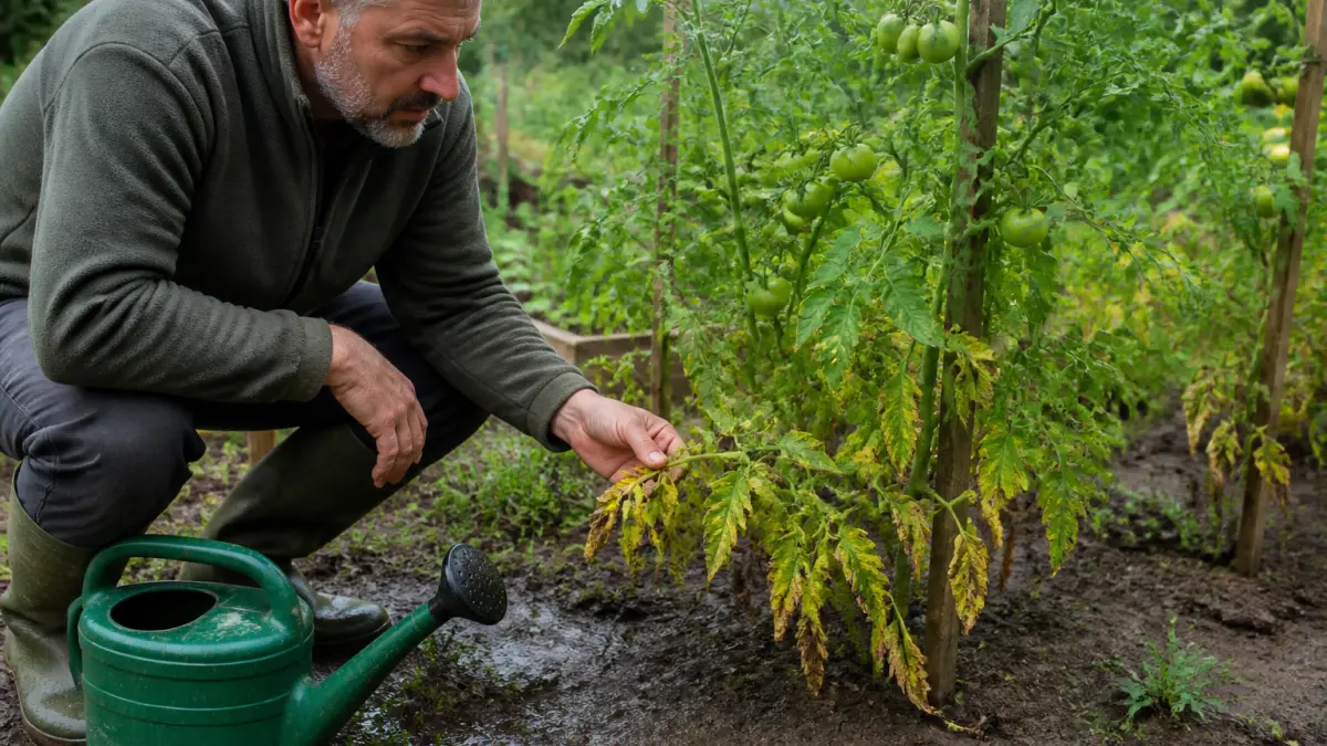 Tomates aux feuilles jaunes : maladies, arrosage ou carence ?