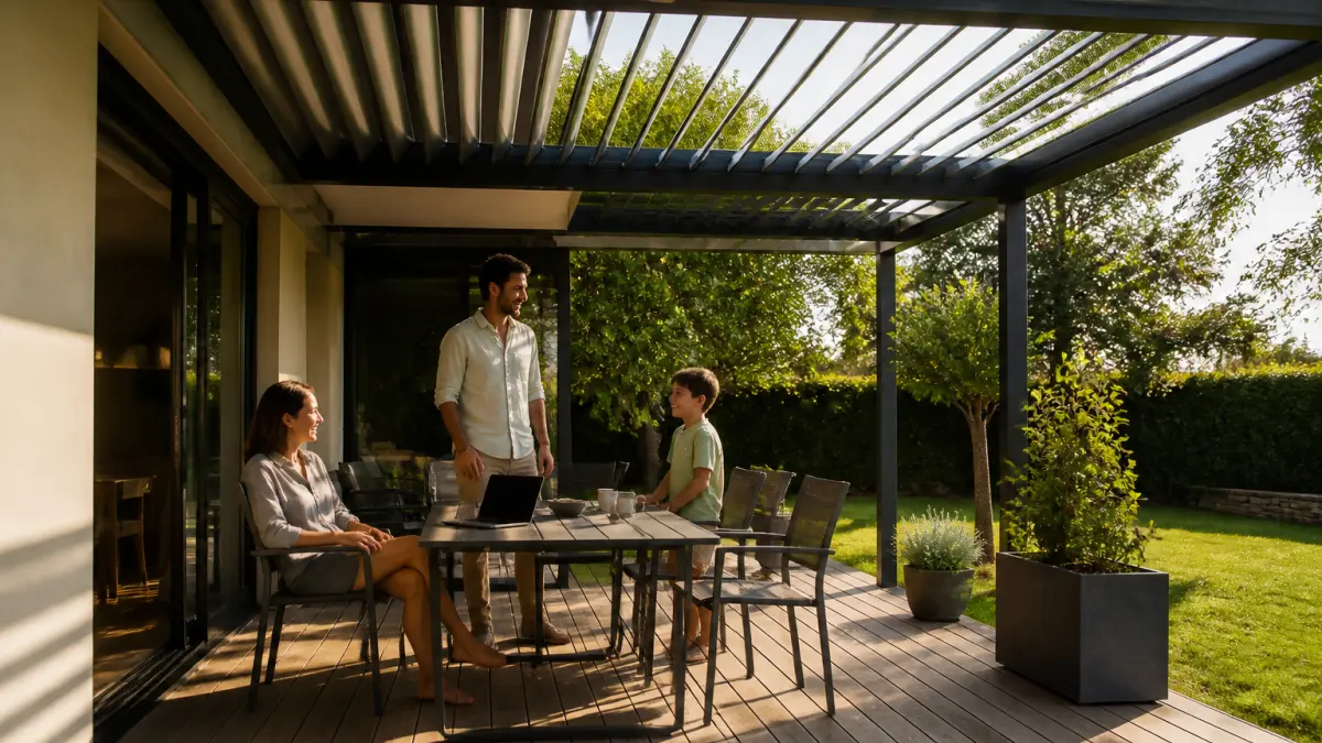 Pergola bioclimatique prix au m² : combien prévoir selon les options ?