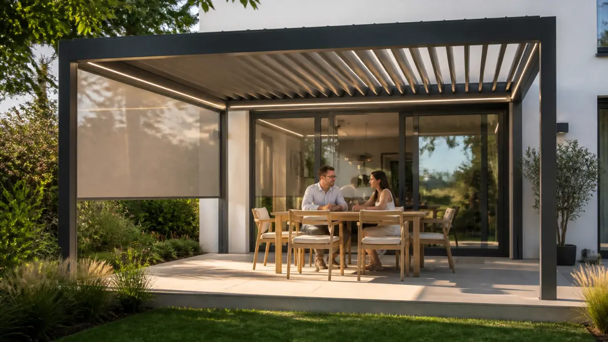Pergola bioclimatique prix au m² : combien prévoir selon les options ?
