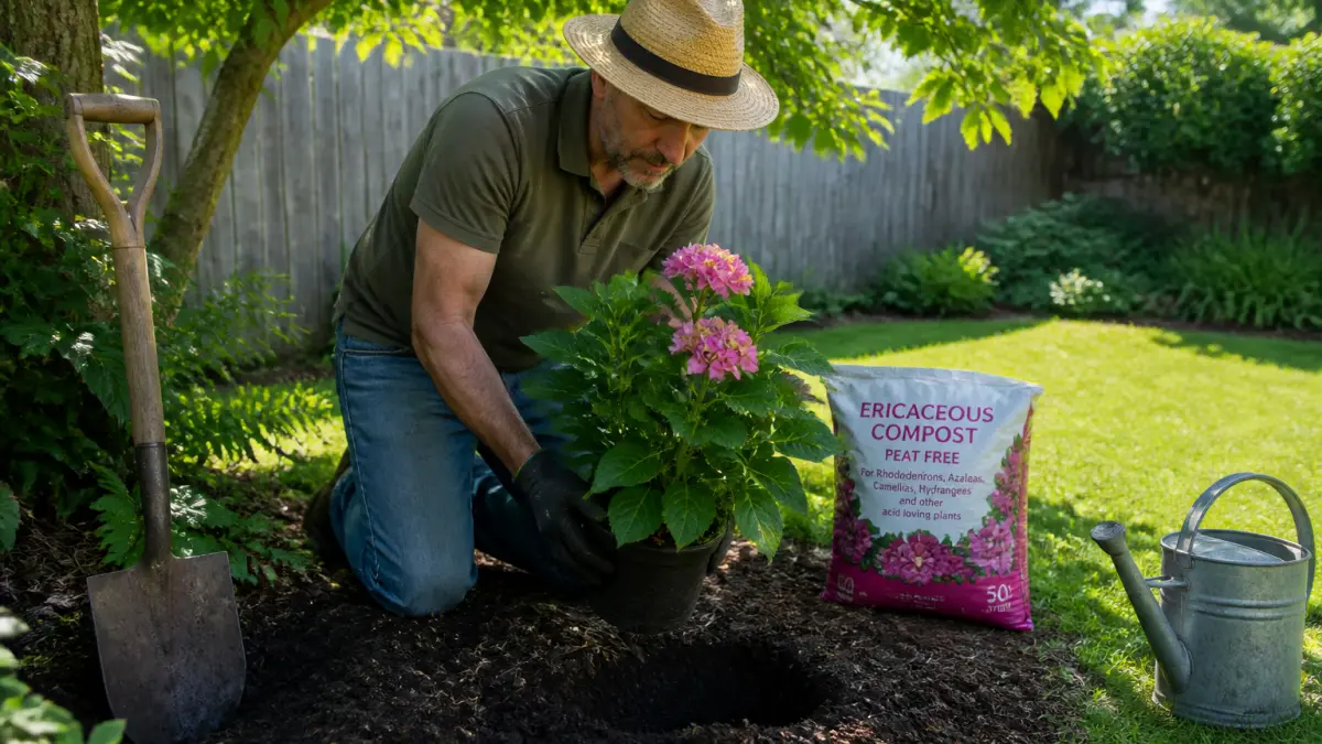 Planter un hortensia en pleine terre : exposition, sol et arrosage