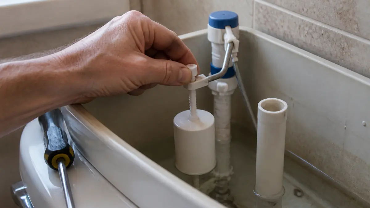 Régler le flotteur de chasse d'eau : le geste qui économise l'eau