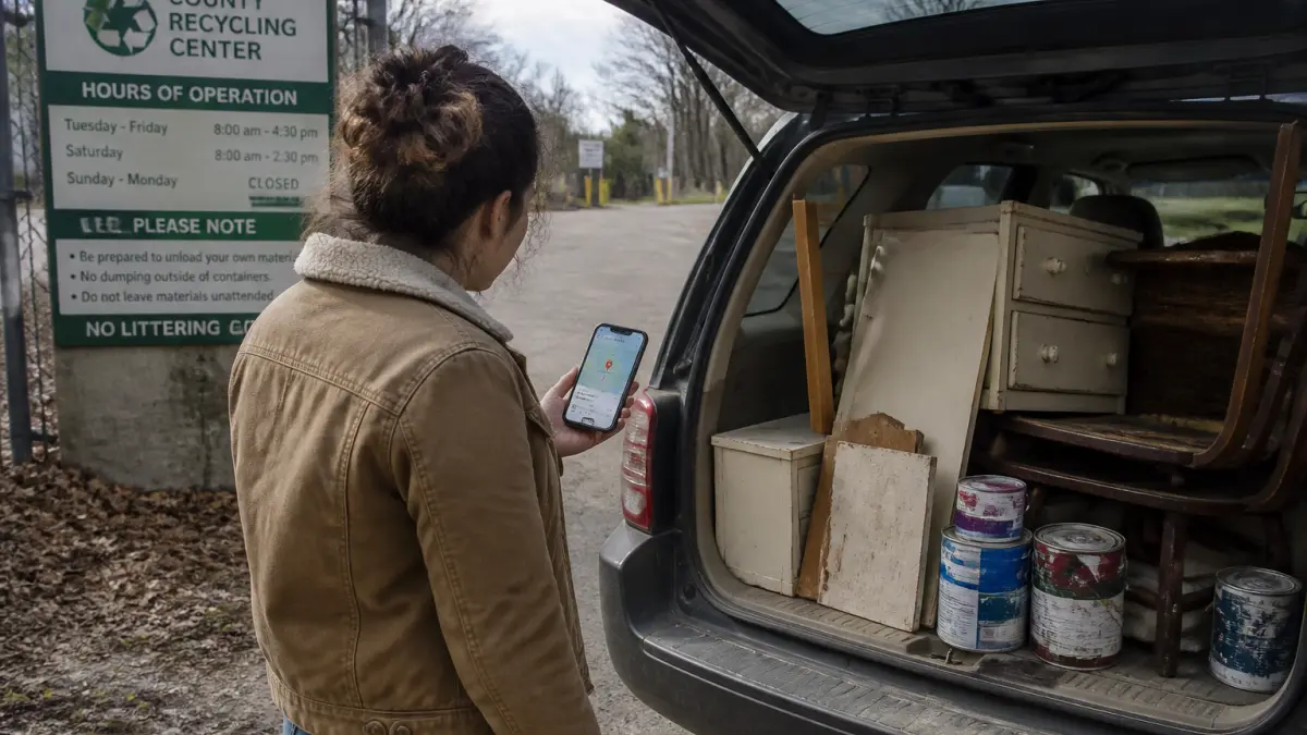 Déchetterie près de chez moi : l'outil pour la trouver en 2 clics